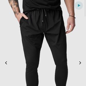 Mens Fabletics Black Takeover pants! Size Large! Like new!!